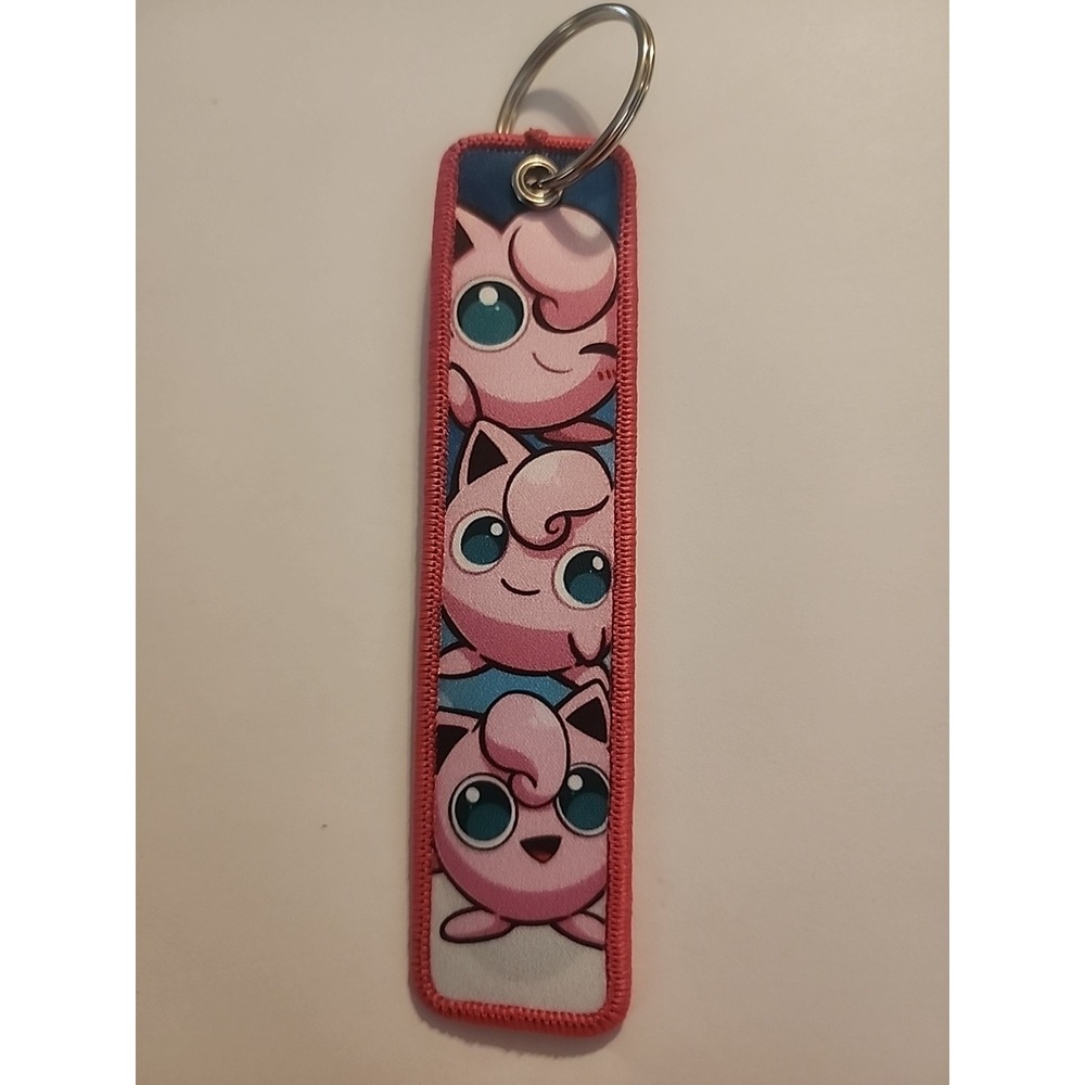 Pokemon 1 Piece Double Sided 5 Inch Jigglypuff Keychain - Picture 2 of 2